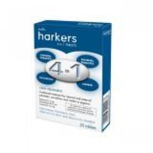 Harkers 4 in 1 Tablets – Treats Canker, Coccidiosis, Worms and External Parasites